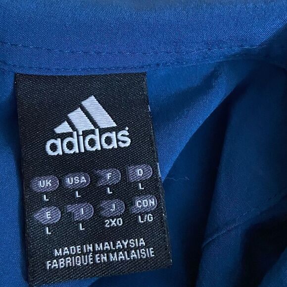 Adidas Athletic Fit Button Up Collared Shirt - Picture 4 of 5